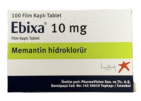 Ebixa 10mg (Memantine) Lundbeck Turkey (H/100V)