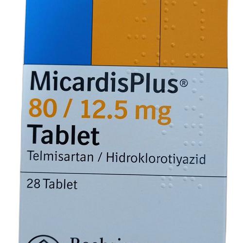 Micardis Plus 80mg/12.5mg (Hydrochlorothiazide, Telmisartan) Boehringer Turkey (H/28V)