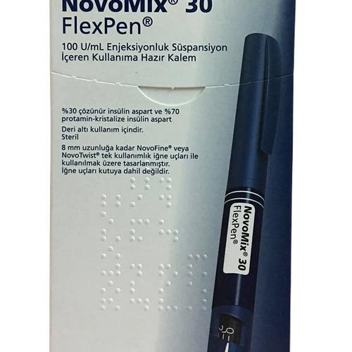 Novomix 30 Flexpen 100IU/ml  (Insulin) Novo Nordisk Turkey (H/5 But)