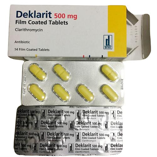 Deklarit 500mg (Clarithromycin) Deva Turkey (H/14V)