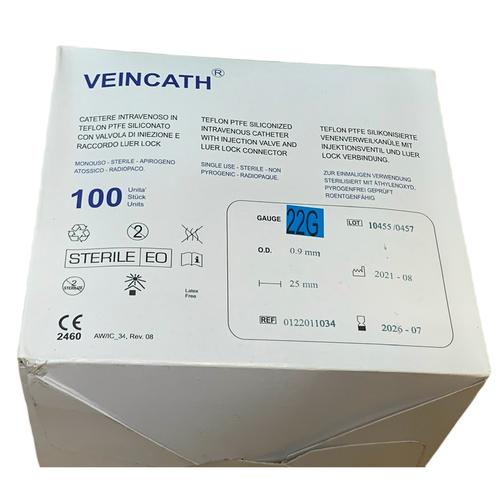 Kim Luồn Người Lớn Veincath 22G (H/100cái)