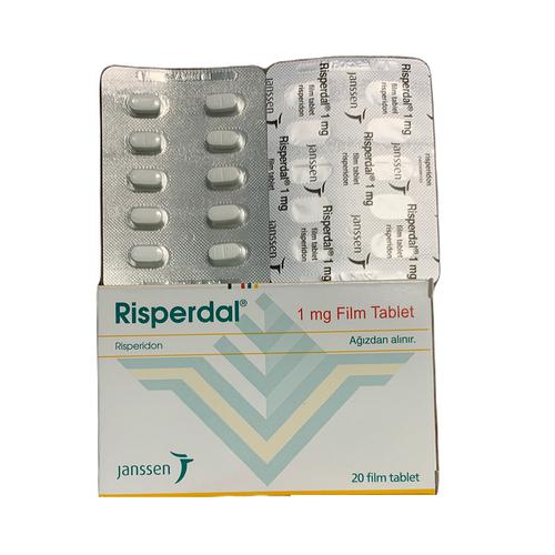 Risperdal 1mg (Risperidone) Janssen Turkey (H/20V)