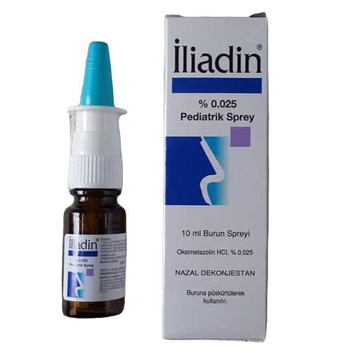 Xịt Mũi Iliadin 0.025% Merck (C/10ml) 1-6 Tuổi