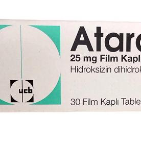 Atarax 25mg (Hydroxyzin) UCB Turkey (H/30V)