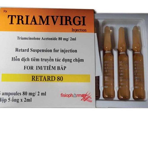 Triamvirgi 80mg/2ml (Triamcinolone) Fisiopharma (H/5o/2ml) 