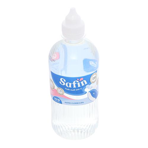 Nước muối Safin sát khuẩn, súc miệng chai 1000ml (thùng/12c)