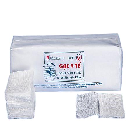 Gạc cây 5 x 7.5 Bảo thạch (thùng/20 gói)
