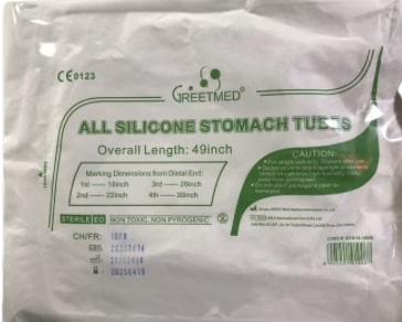Dây Cho Ăn Nuôi Dạ Dày All Silicone Stomach Tubes Greetmed Size 16fr (Gói/1 Dây)