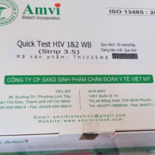 Test Nhanh HIV Amvi (H/50que)