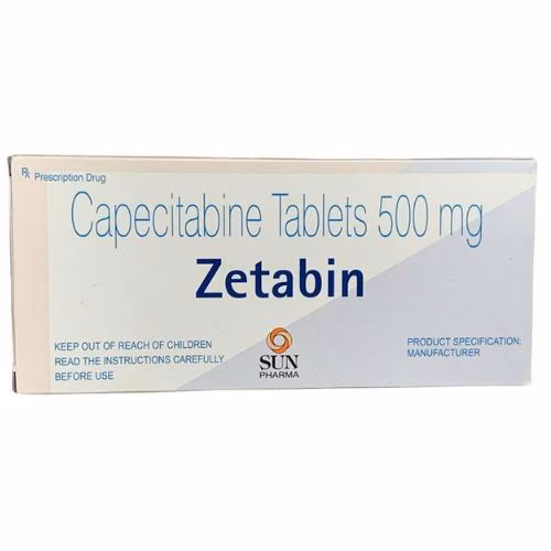 Zetabin 500mg (Capecitabine) SUN IP (H/100 V) 