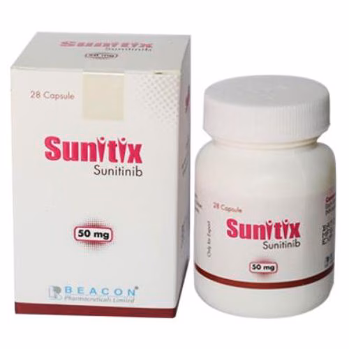 Sunitix 50mg (Sunitinib) Beacon IP (H/Lo/28V)