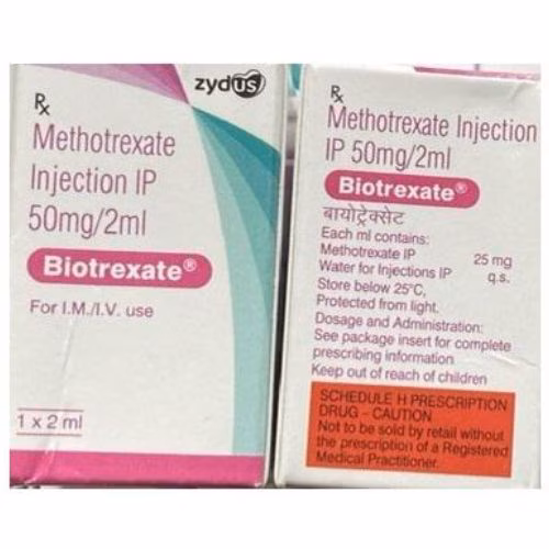 Biotrexate 50mg/2ml (Methotrexat) Zydus IP (H/1 Lo/2ml) 
