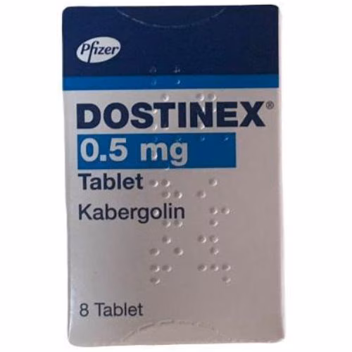 Dostinex 0.5 mg (Cabergoline) Pfizer Turkey (H/8V) 