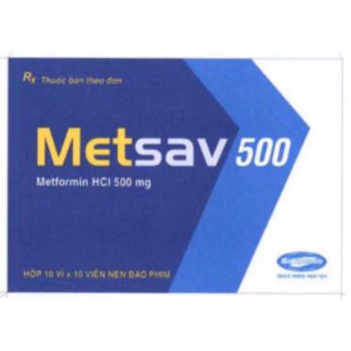 Metsav 500 (Metformin) Savipharm (H/100v)